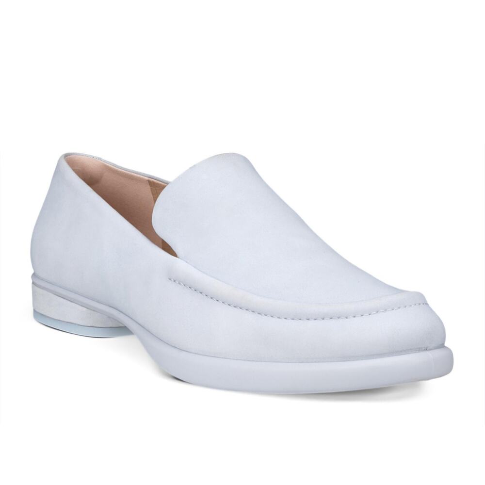 Ecco Sculpted LX Loafers Slip On Womens 8 EU 39 Light Blue Scandinavian Comfort